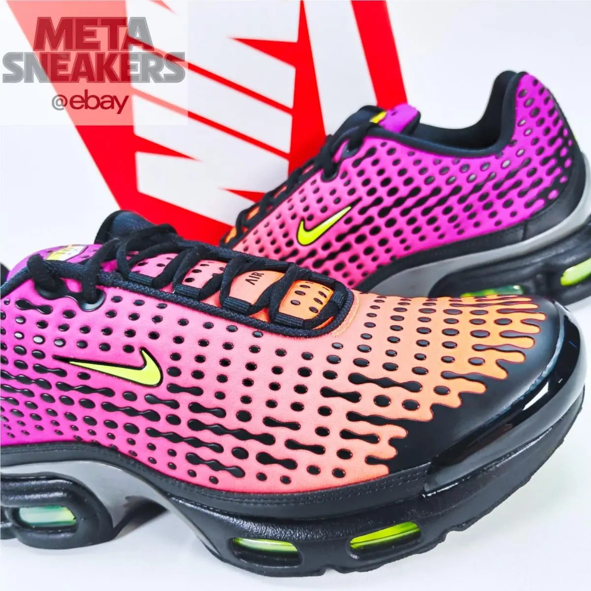 Nike shoes - Nike Air Max Plus - Air Max Plus - HQ2197-800 - Total Orange/Black/Cactus Flower/Volt 4