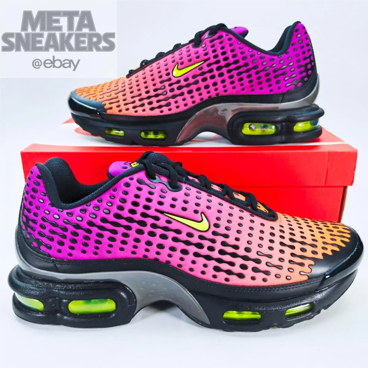 Nike shoes - Nike Air Max Plus - Air Max Plus - HQ2197-800 - Total Orange/Black/Cactus Flower/Volt 6