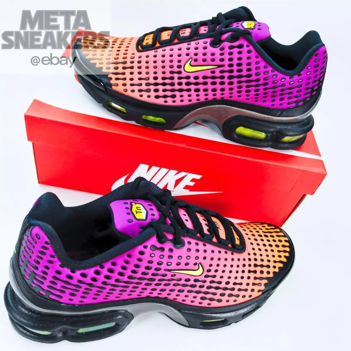 Nike shoes - Nike Air Max Plus - Air Max Plus - HQ2197-800 - Total Orange/Black/Cactus Flower/Volt 7