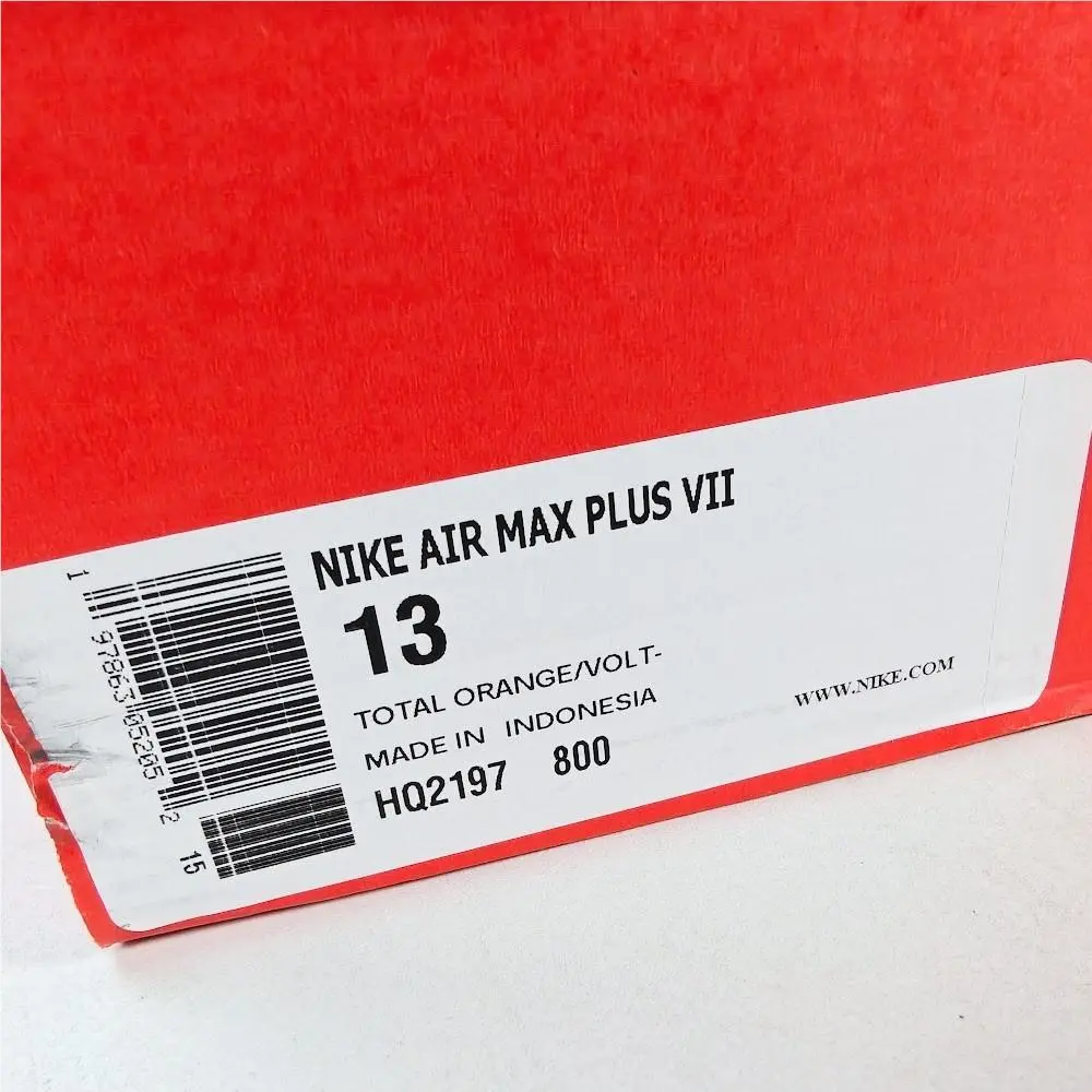 Nike shoes - Nike Air Max Plus - Air Max Plus - HQ2197-800 - Total Orange/Black/Cactus Flower/Volt 11