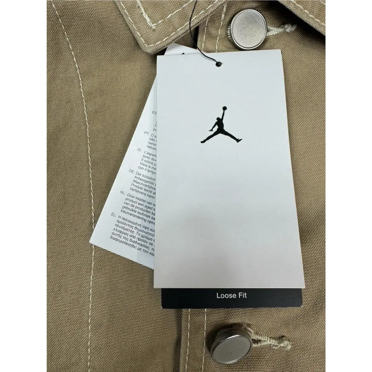 Nike clothing - Nike Jordan Essentials Chicago Jacket Desert Camo - Beige, Tan, Khaki 10