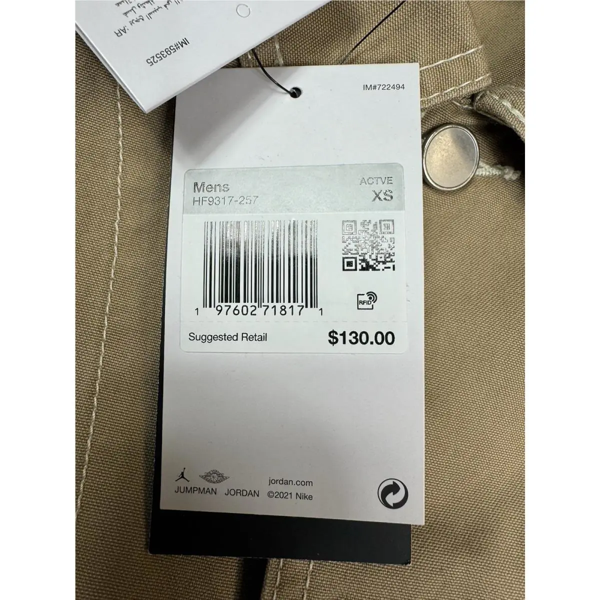Nike clothing - Nike Jordan Essentials Chicago Jacket Desert Camo - Beige, Tan, Khaki 11