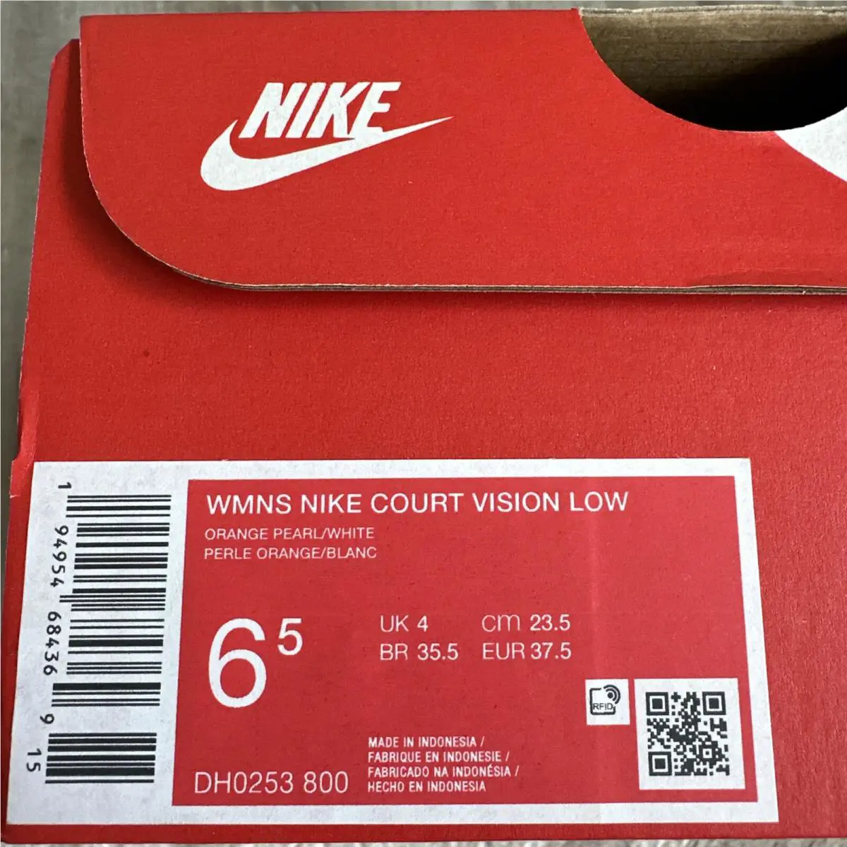 Nike shoes - Nike Court Vision - Court Vision - White 4