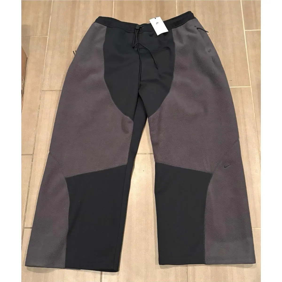 Nike Tech Boreas Knit Open-hem Pants Black Anthracite IB3365-010 Men’s XL