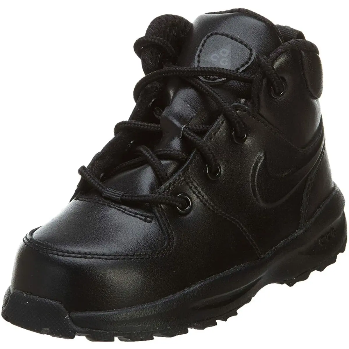 Nike Manoa Lth TD Kids Shoes Size 4.5C Black 472650 001 - Black, Manufacturer: Black