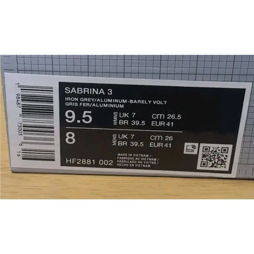Nike shoes - Sabrina 3 - Sabrina - HF2881 002 - Gray 5
