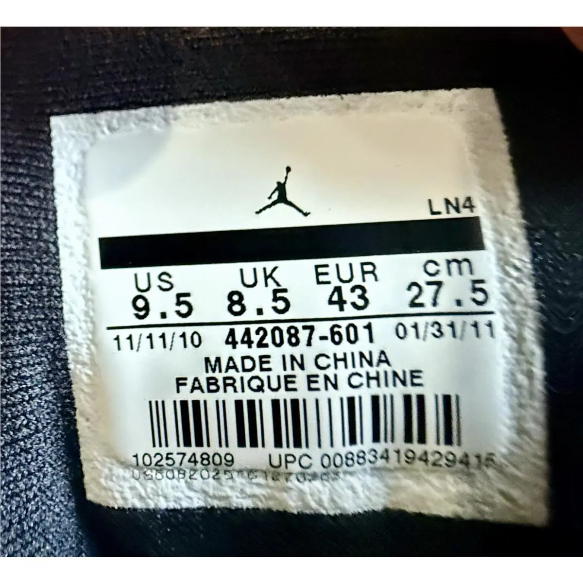 Nike shoes - Jordan CMFT Air Max 10 - 442087-601 - Red 8