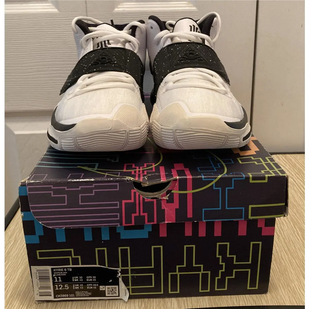 Nike shoes - Nike Kyrie 6 - Kyrie - CK5869 101 - White, Manufacturer: White/Black/Pure Platinum 0