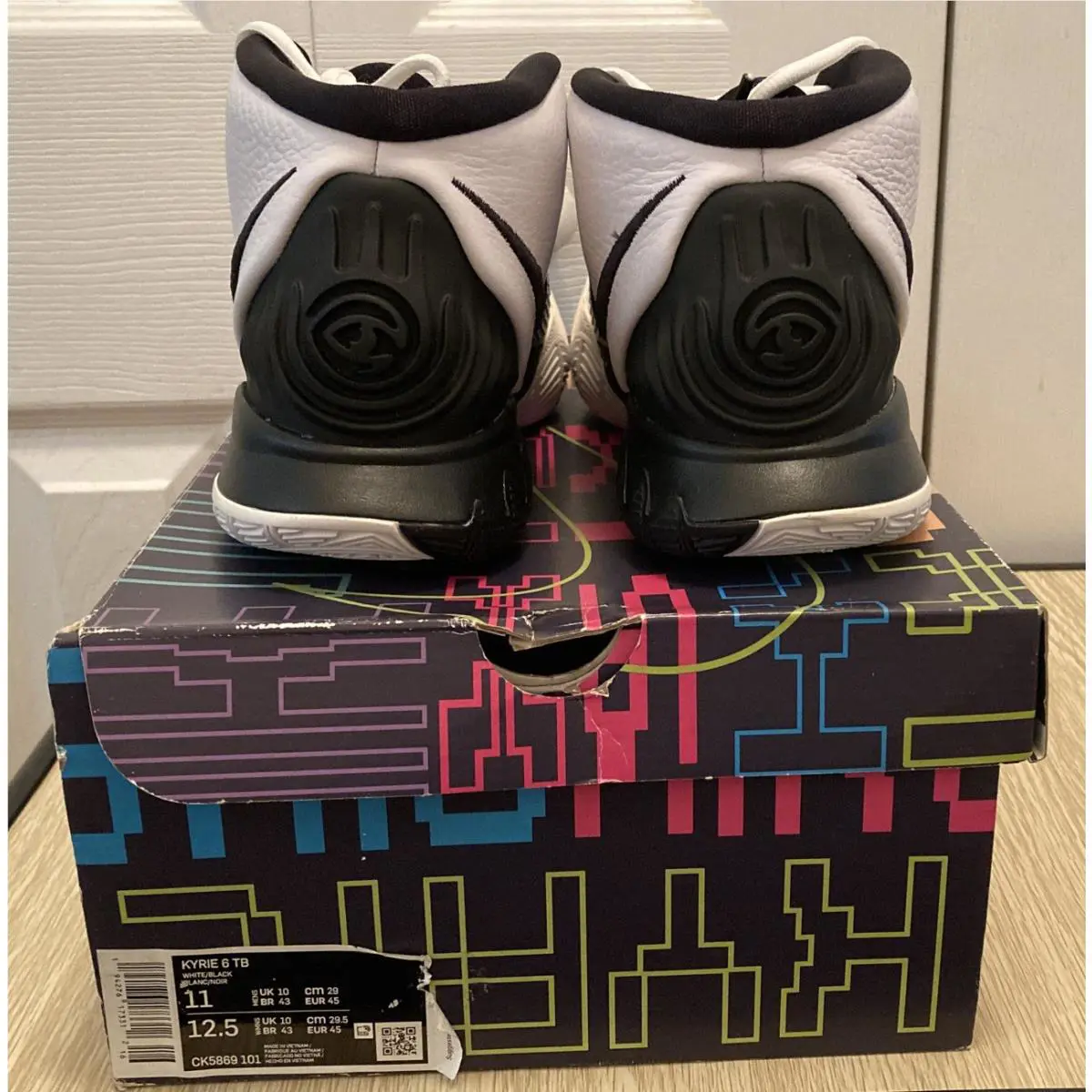 Nike shoes - Nike Kyrie 6 - Kyrie - CK5869 101 - White, Manufacturer: White/Black/Pure Platinum 1