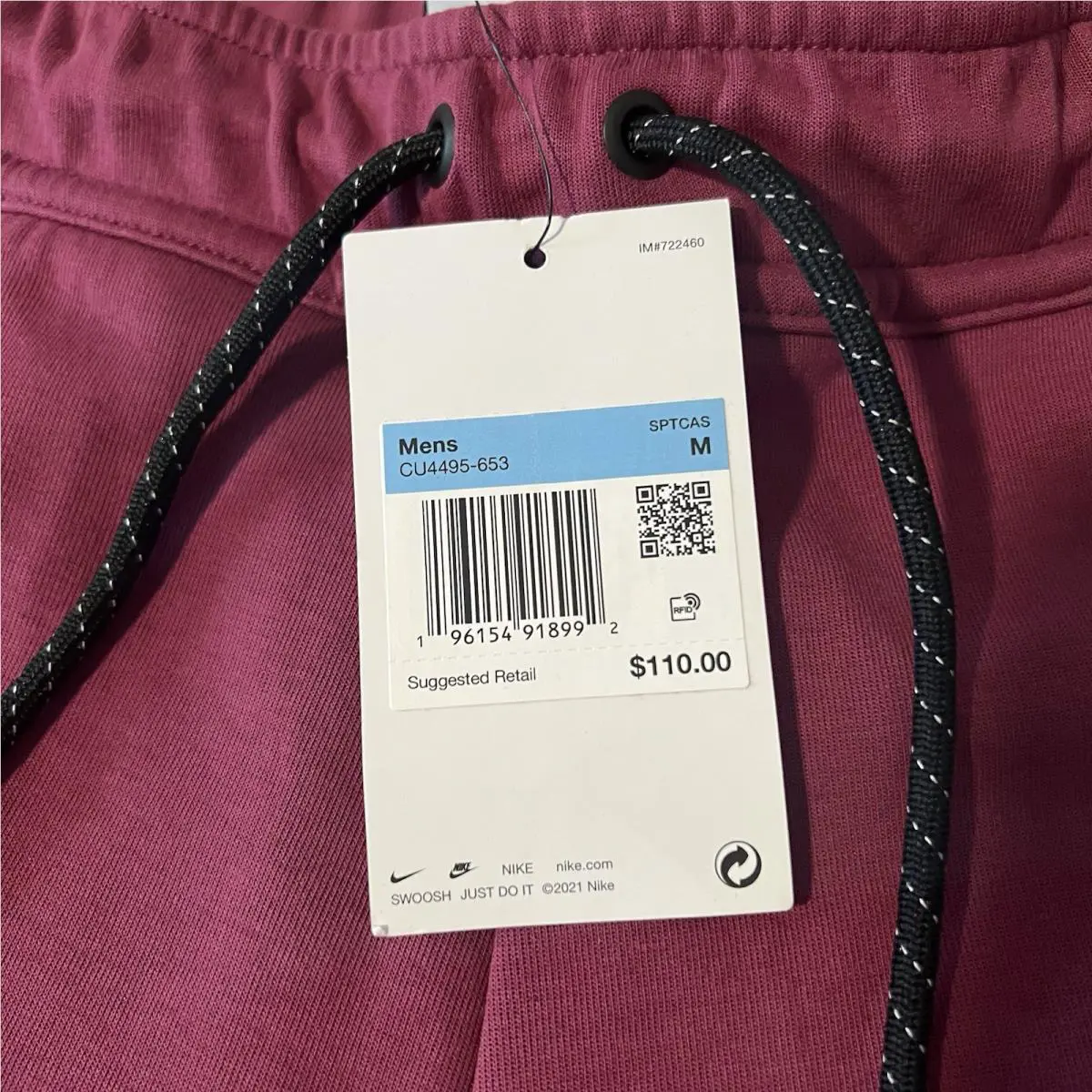 Nike clothing - Rosewood/Black 3