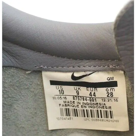 Nike shoes - Match Classic LX - Match Classic - Gray (UPC: 884802624240) 6