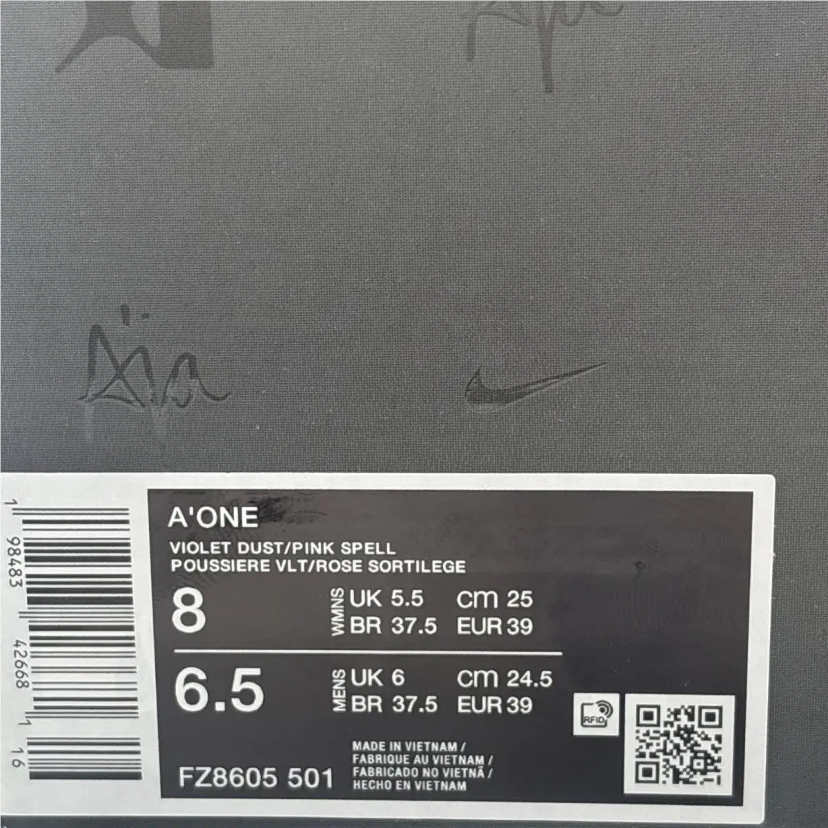 Nike shoes - Nike A`One - FZ8605-501 - Pink 5