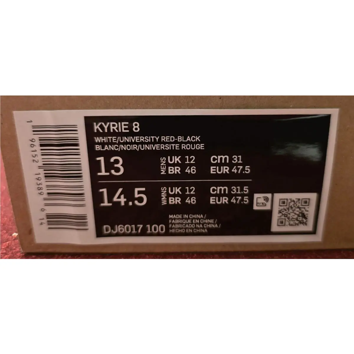 Nike shoes - Nike Kyrie 8 - Kyrie - Black (UPC: 196152193896) 9