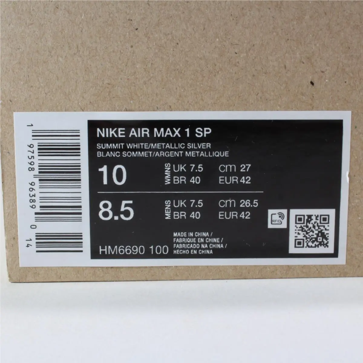 Nike shoes - Nike Air Max 1 - Air Max - HM6690-100 - White 11