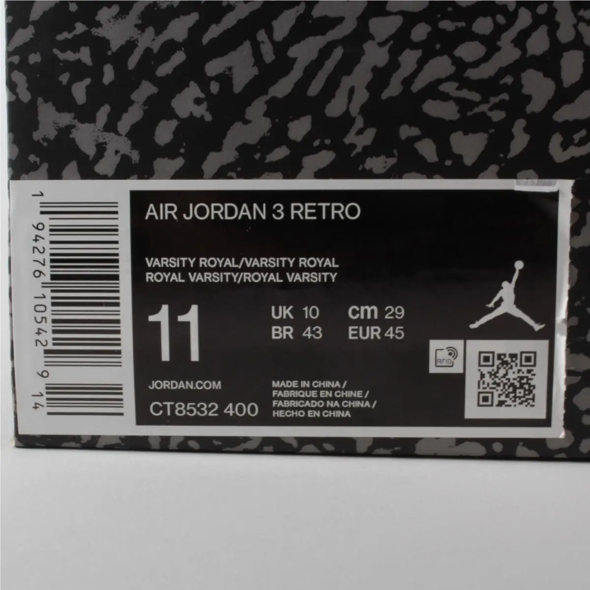 Nike shoes - Air Jordan 3 - Air - CT8532-400 - Blue 2