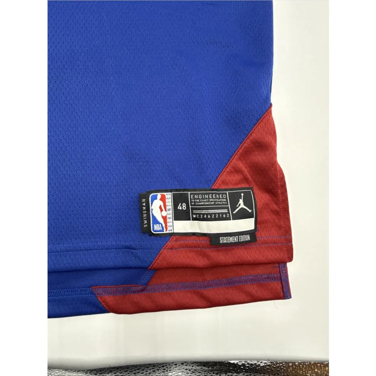Nike clothing - Nike NBA City Edition Swingman Jersey - DO9524-496 - Blue (UPC: 0196151639463) 3