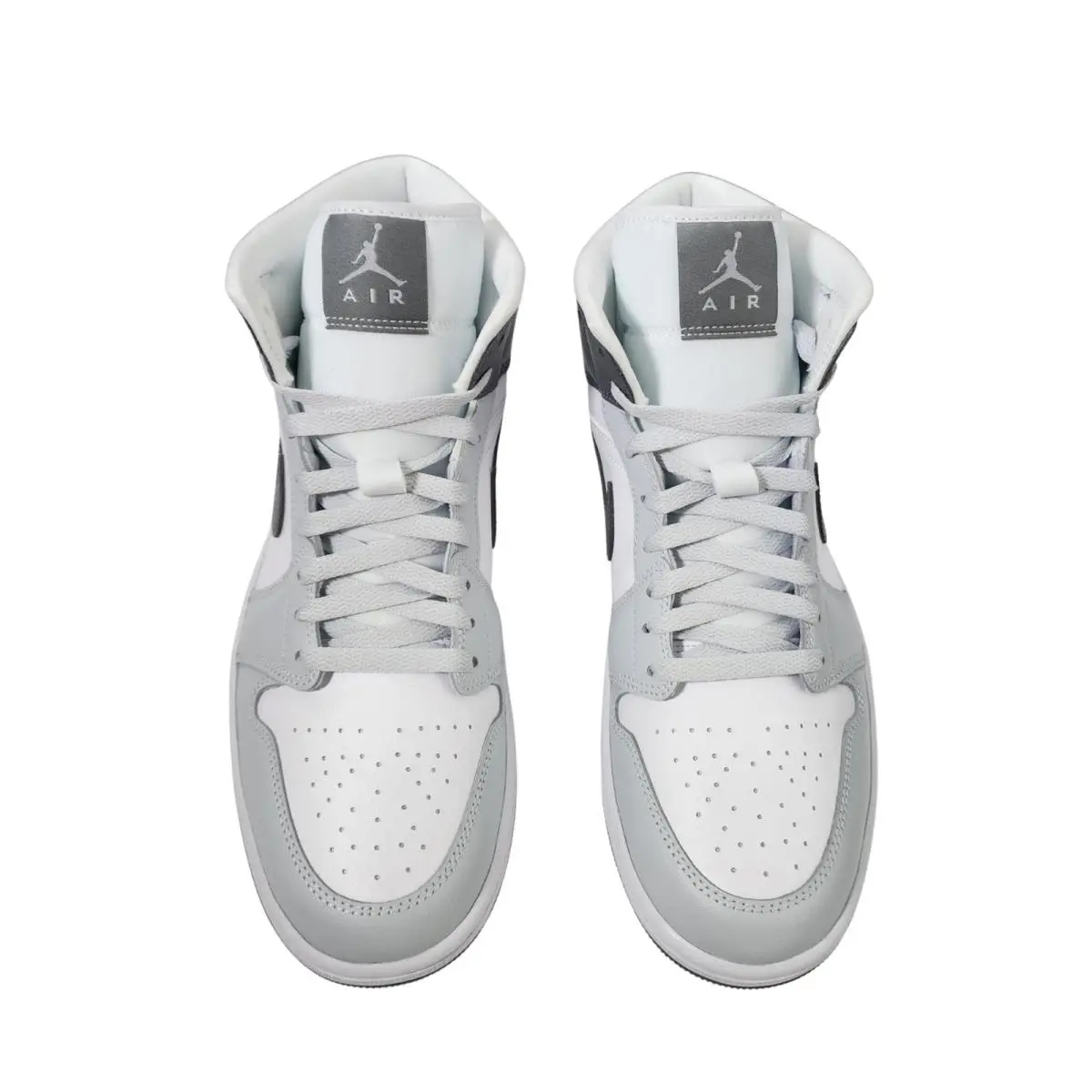 Nike shoes - Air Jordan 1 Mid - Air Mid - BQ6472-113 - White, Manufacturer: White/Pure Platinum/Smoke Grey 2