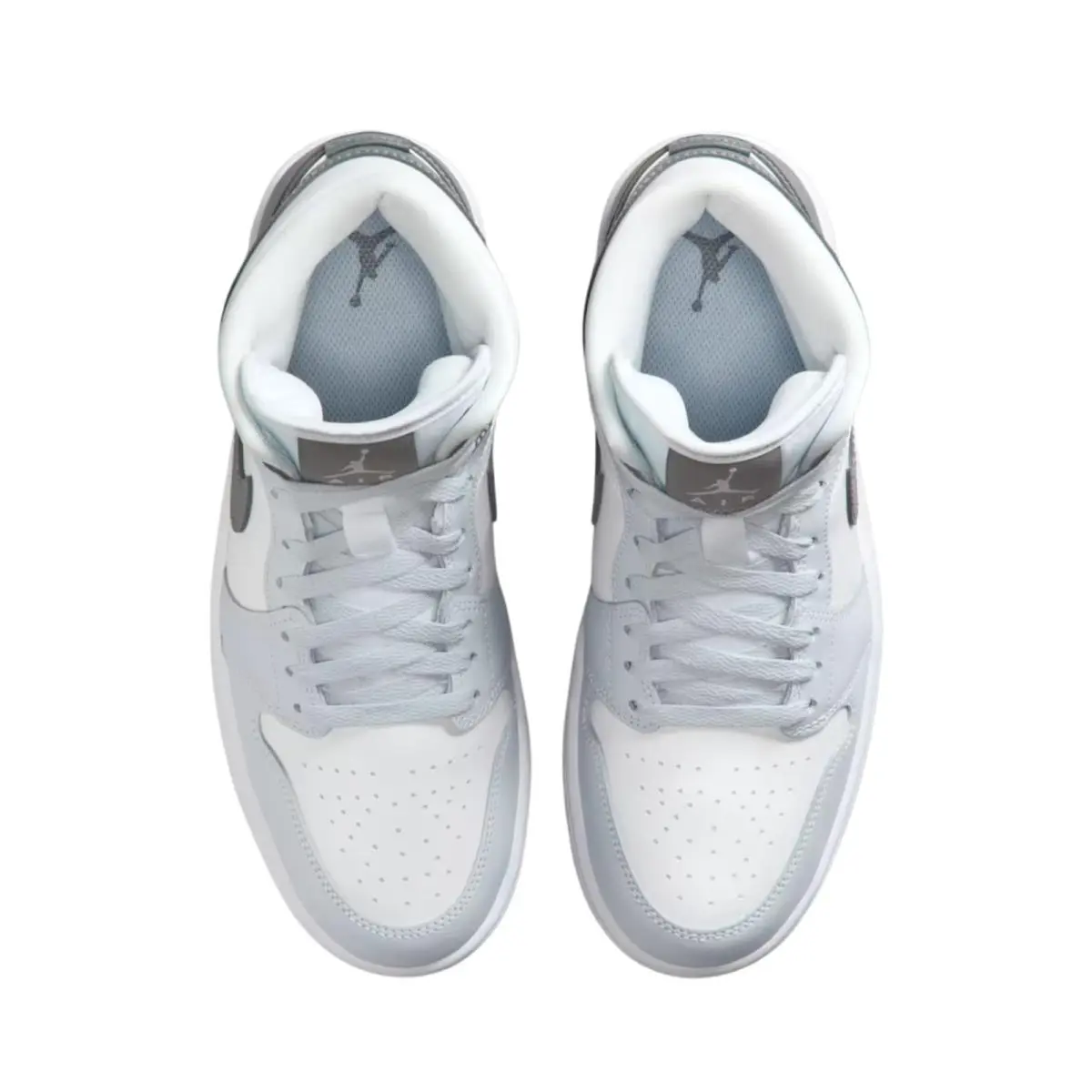 Nike shoes - Air Jordan 1 Mid - Air Mid - BQ6472-113 - White, Manufacturer: White/Pure Platinum/Smoke Grey 7