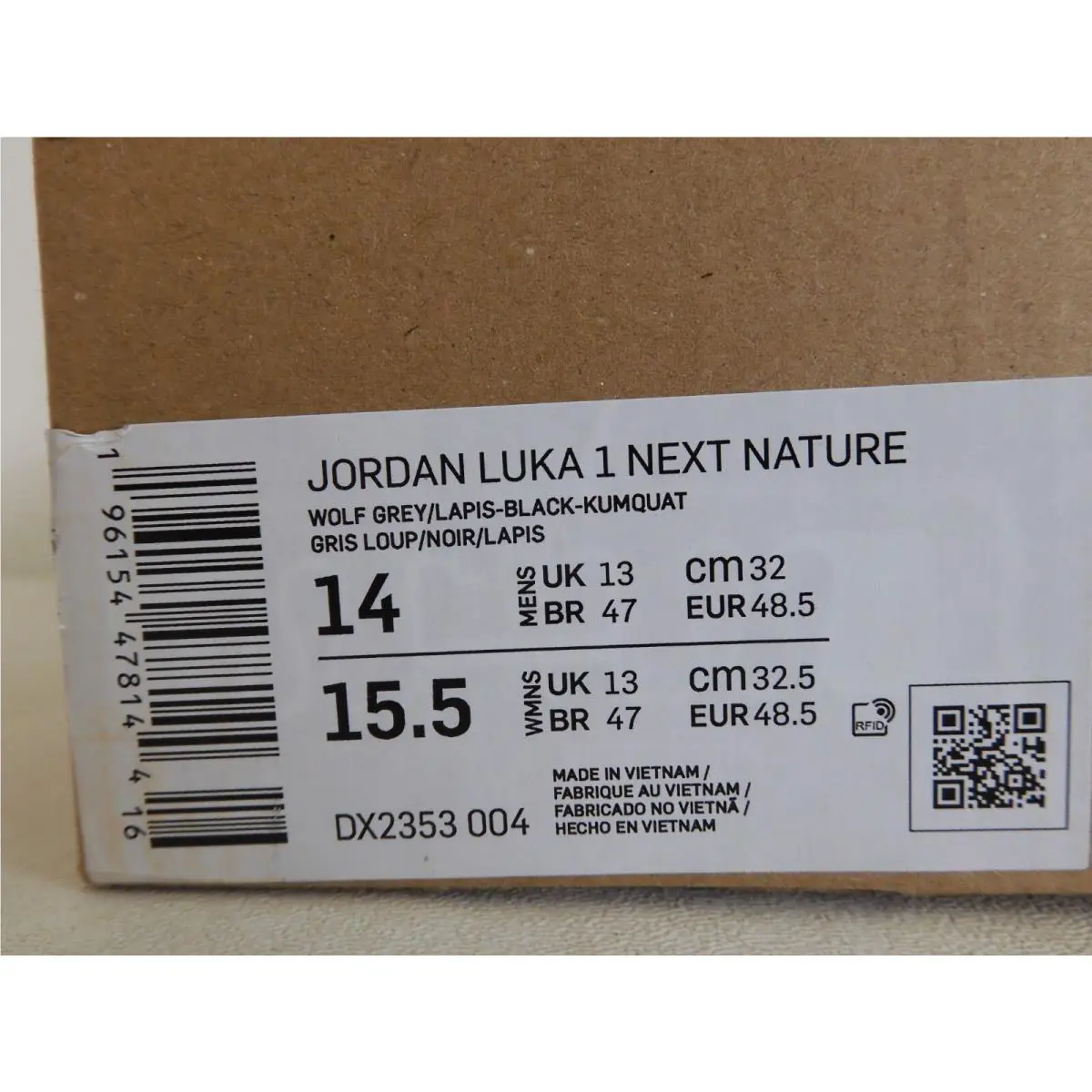 Nike shoes - Jordan Luka 1 - Luka - DX2353-004 - Gray (UPC: 196154478144) 3