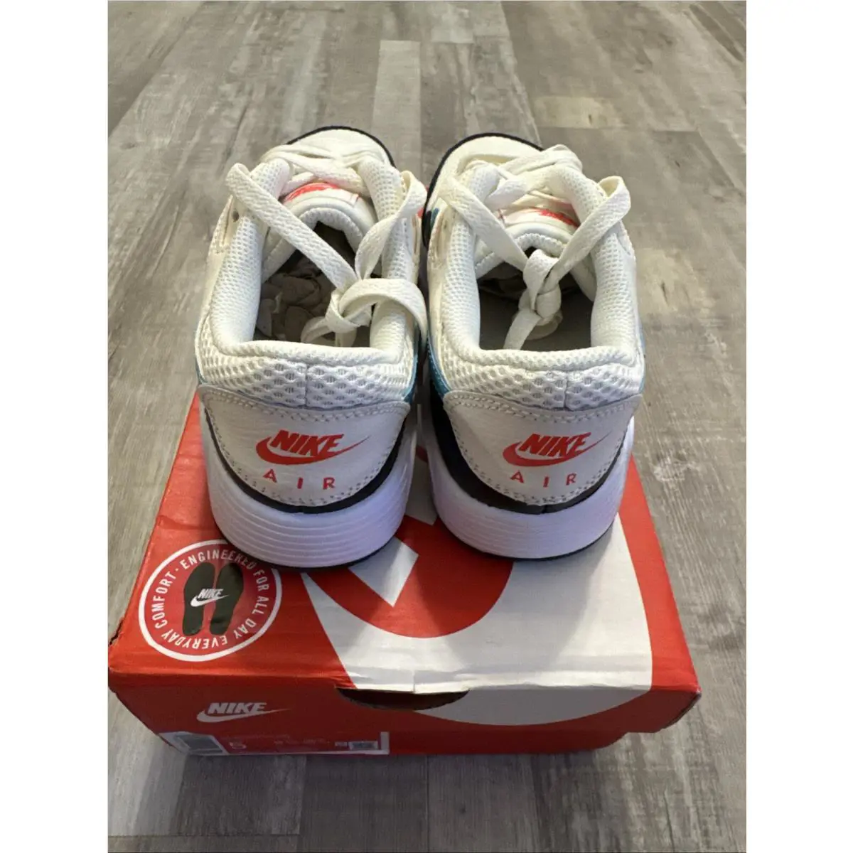 Nike shoes - Nike Air Max - Air Max - C4554-104 - White/Turquoise Blue (UPC: 195243492450) 3