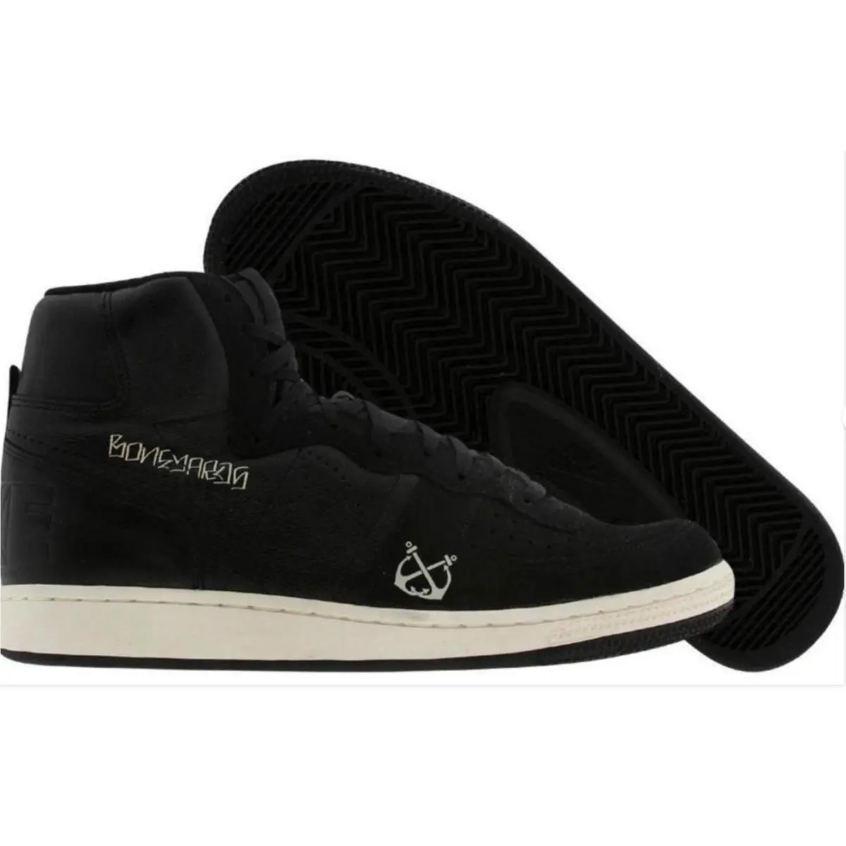 Sz 10.5 - Nike Terminator High Premium `neighborhood Boneyards` - Black