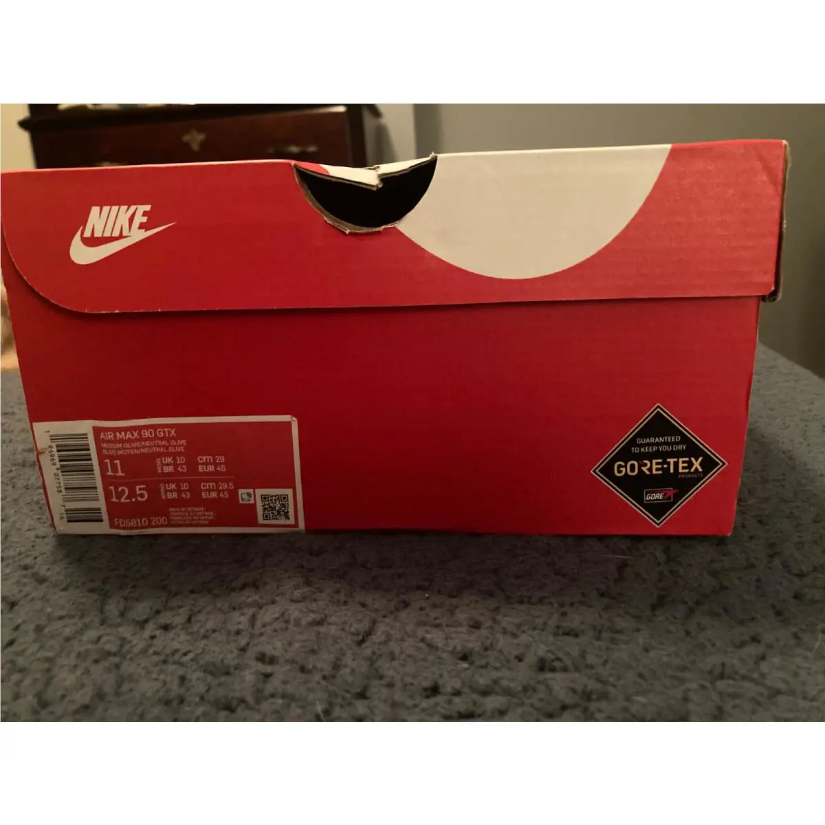 Nike shoes - NIKE AIR MAX GTX GORTEX - Olive 0