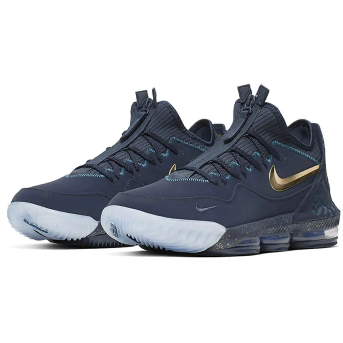 Sz 7.5 - Nike Titan x Lebron 16 Low `agimat` - Blue
