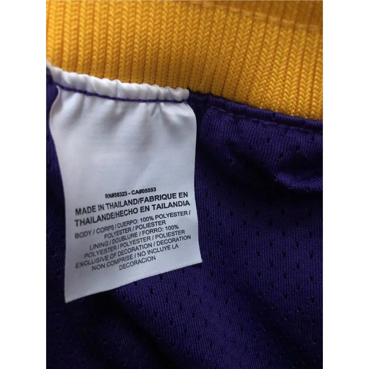 Nike clothing - Lakers (UPC: 826220842158) 5