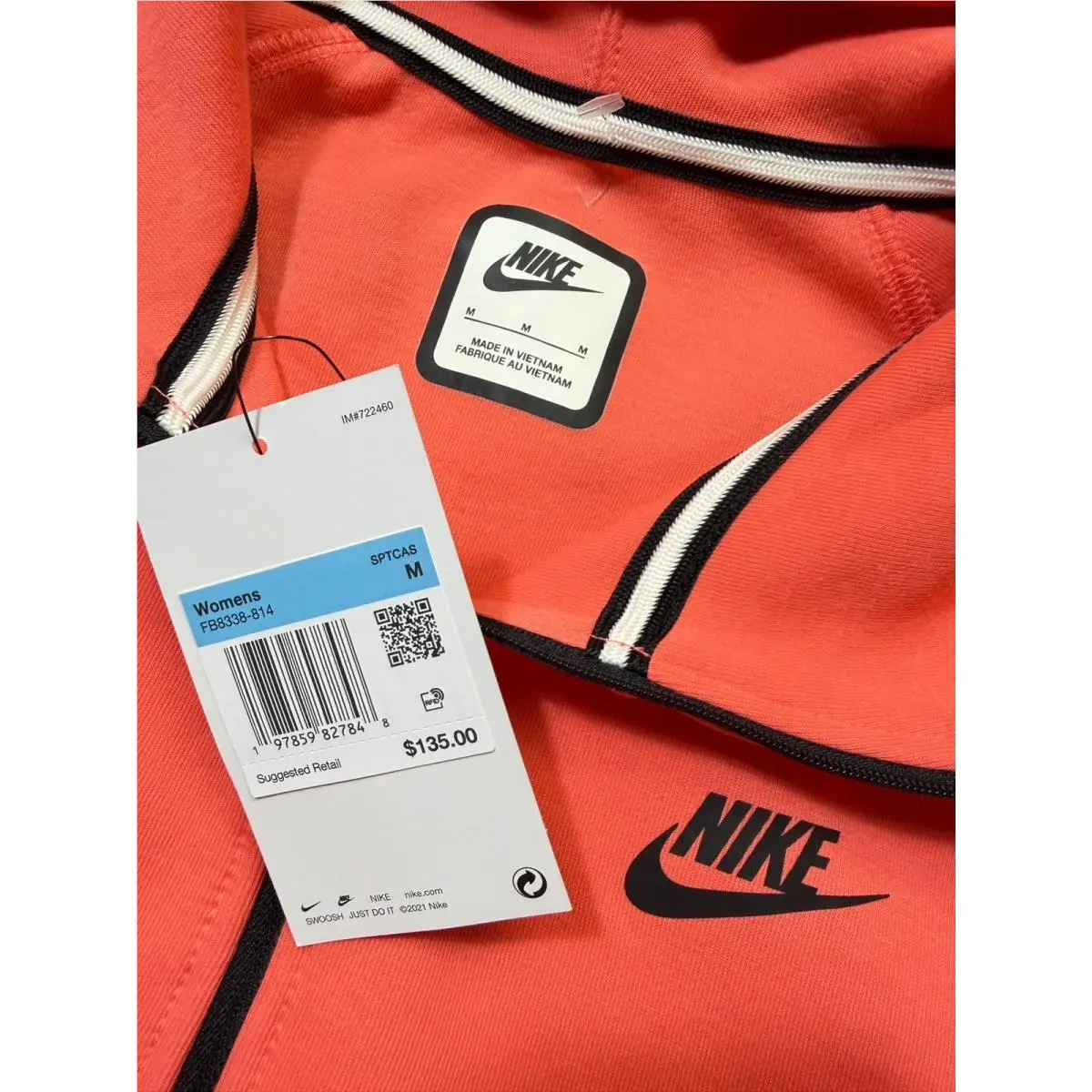 Nike clothing - FB8338814 FB8338-814 - FB8338814 FB8338-814 - Orange (UPC: 0197859827848) 3