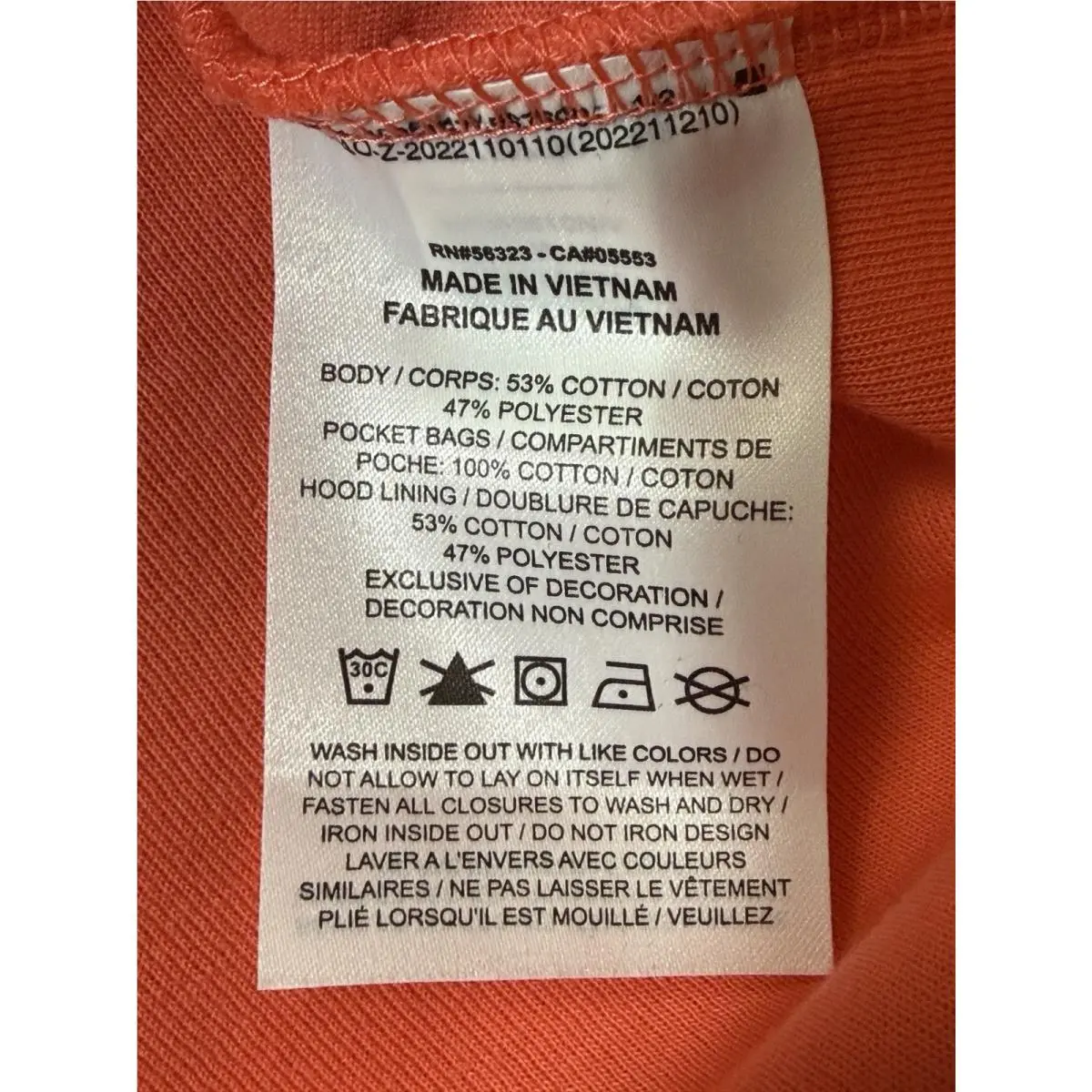 Nike clothing - FB8338814 FB8338-814 - FB8338814 FB8338-814 - Orange (UPC: 0197859827848) 4