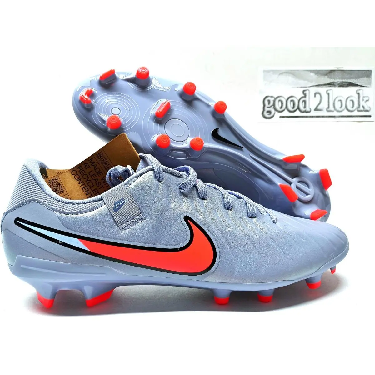 Nike Legend 10 Academy Fg/mg Soccer Cleat Blue Eclipse SZ Men`s 9.5 DV4337-402