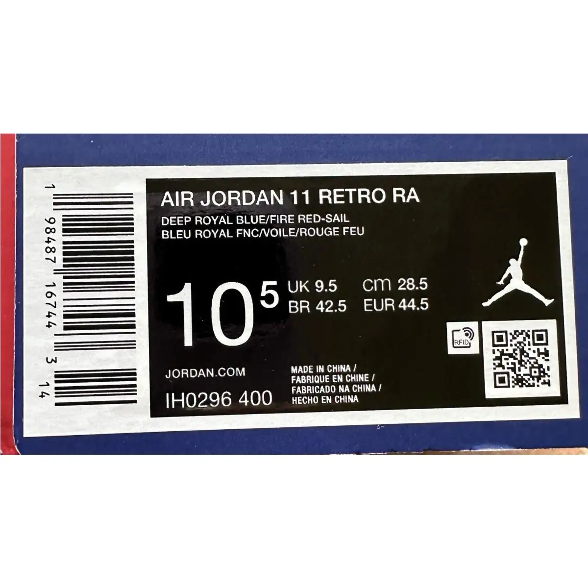 Nike shoes - Air Jordan 11 - Air - IH0296-400 - Black 4