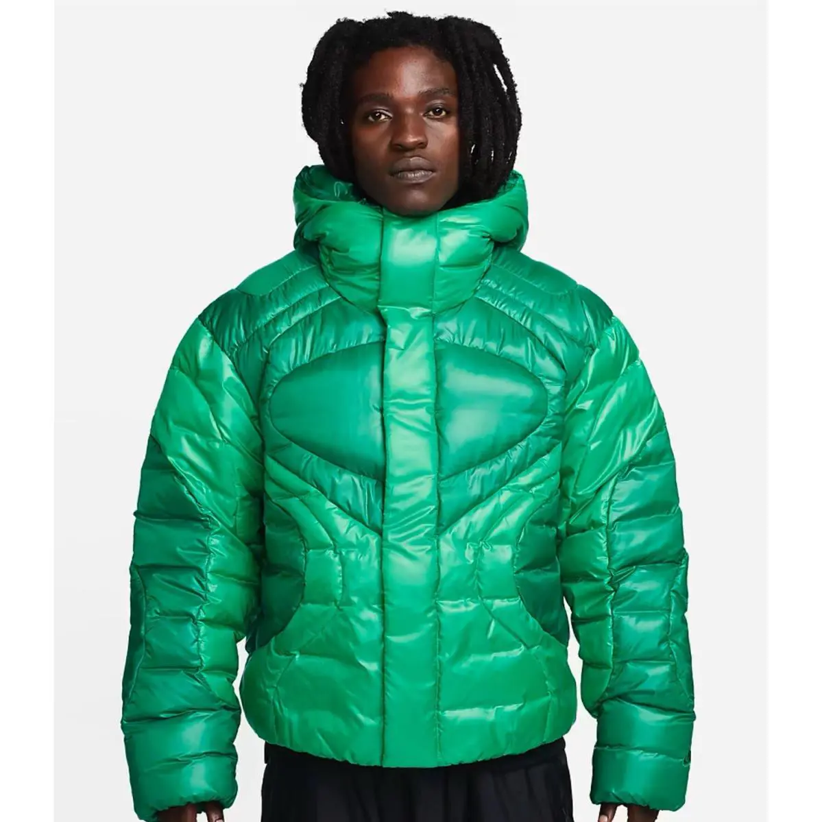 Nike clothing - Nike Sportswear Tech Pack Oversized Puffer Jacket - FB7423-324 - Stadium Green 0