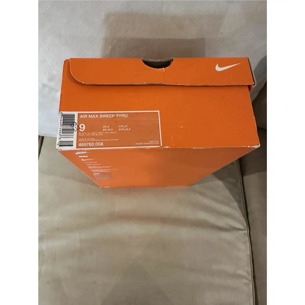 Nike shoes - Nike Air Max Sweep Thru - 469760-008 - Gray 4
