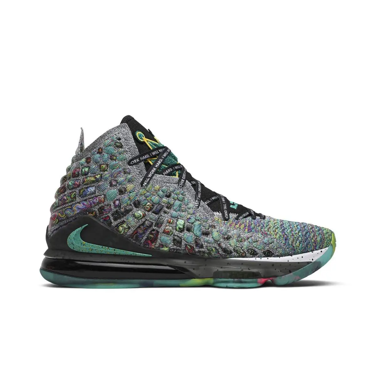 Nike Lebron Xvii Ljff 17 I Promise CD5052-400 Men`s 6.5 - Multicolor
