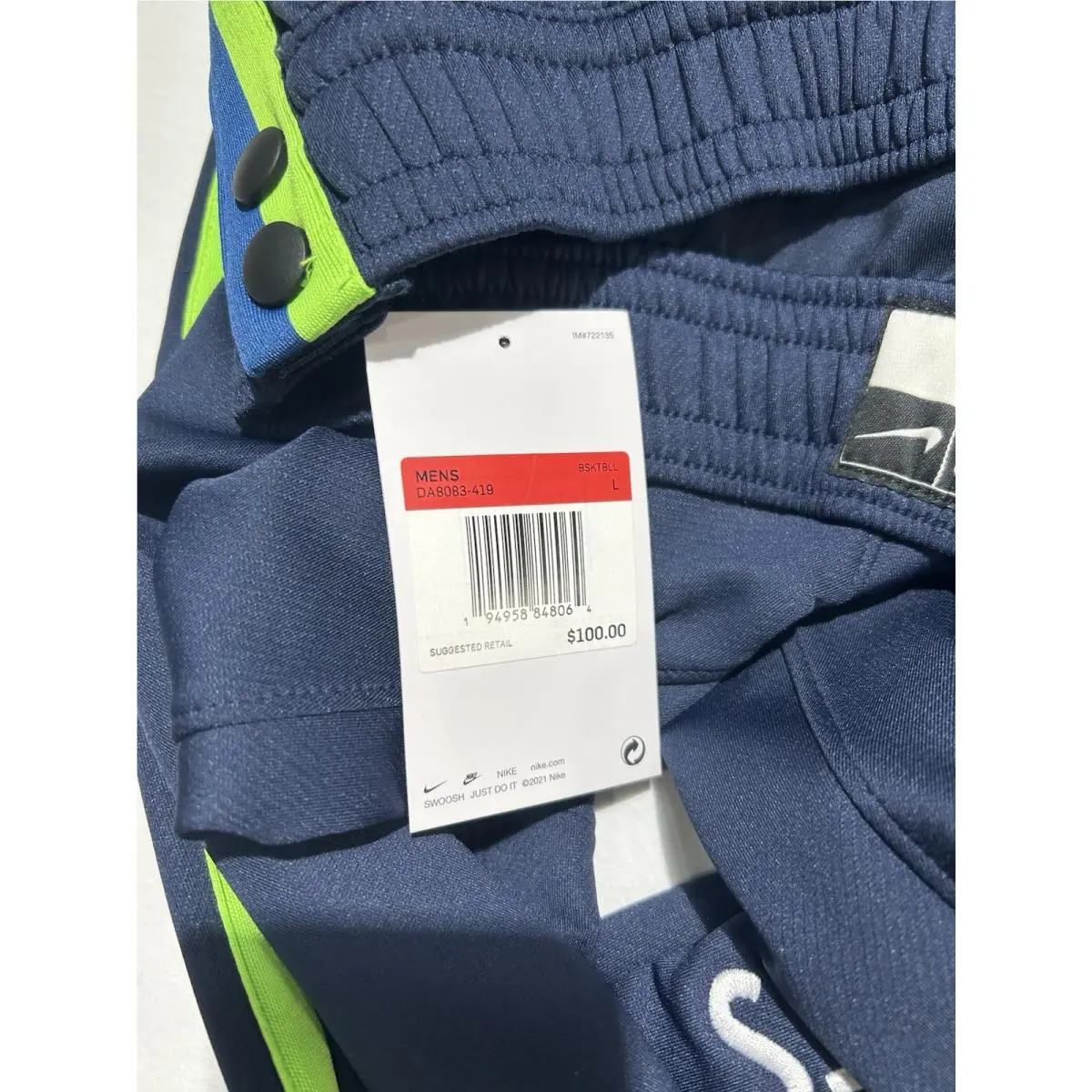 Nike clothing - NIKE MINNESOTA TIMBERWOLVES - MINNESOTA TIMBERWOLVES - DA8083 419 - Blue 7
