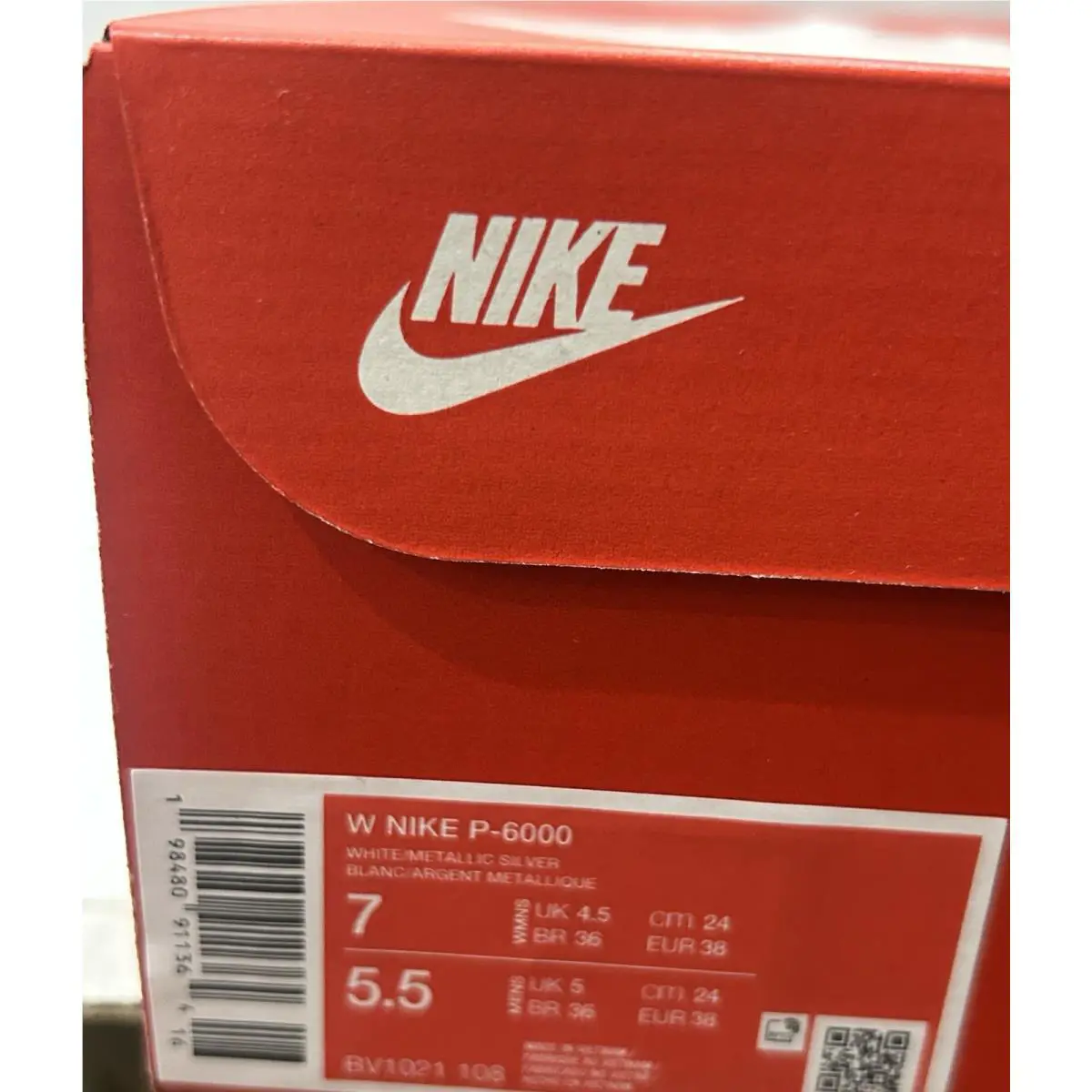 Nike shoes - Nike P-6000 - P-6000 - White Metallic Silver & Pink (UPC: 0198480911364) 8