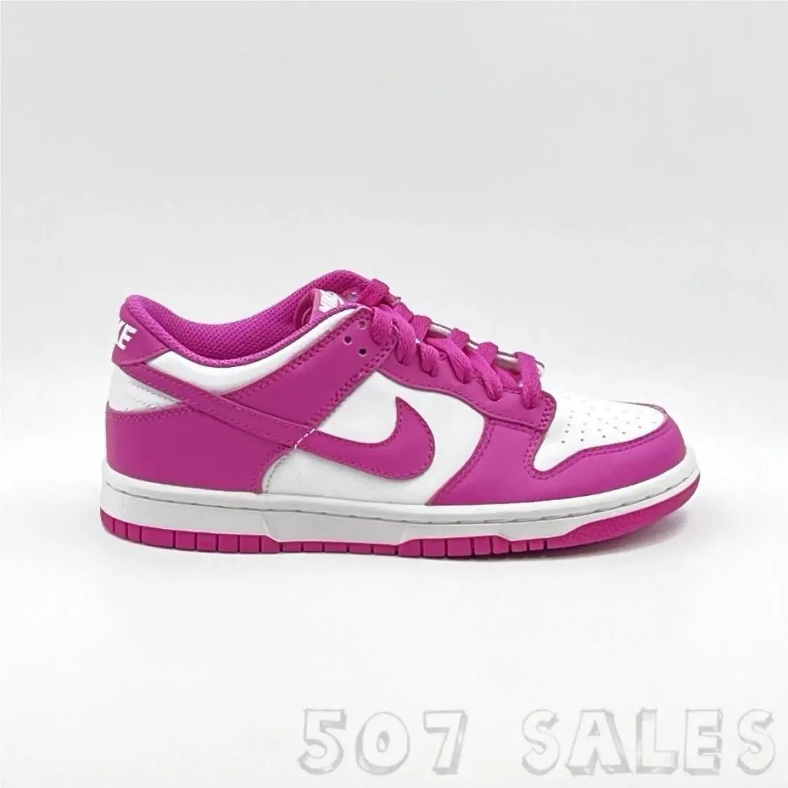 Nike shoes - Nike Dunk Low BG - Dunk Low - White/Active Fuchsia 3