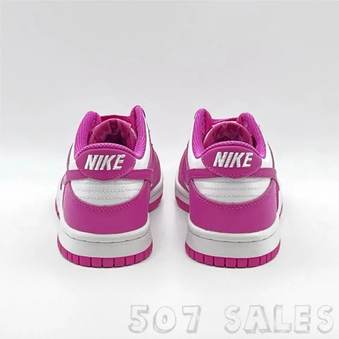Nike shoes - Nike Dunk Low BG - Dunk Low - White/Active Fuchsia 4