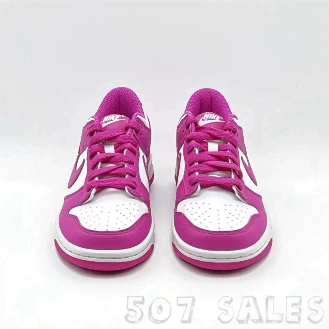 Nike shoes - Nike Dunk Low BG - Dunk Low - White/Active Fuchsia 5
