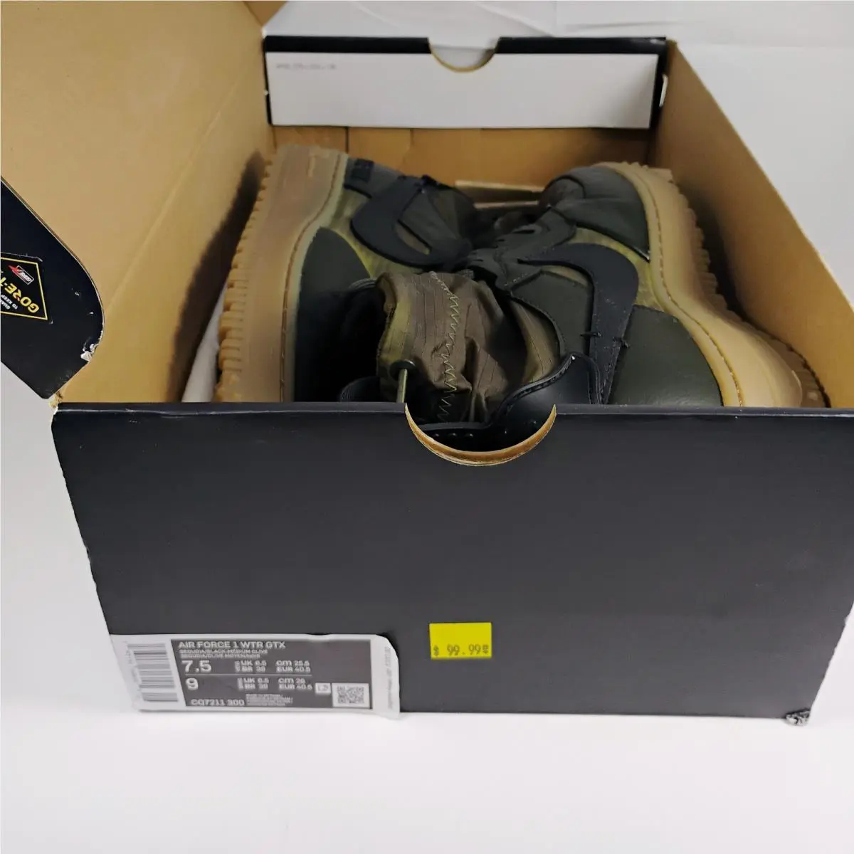Nike shoes - Nike Air Force 1 - Air Force - CQ7211 300 - Black 5