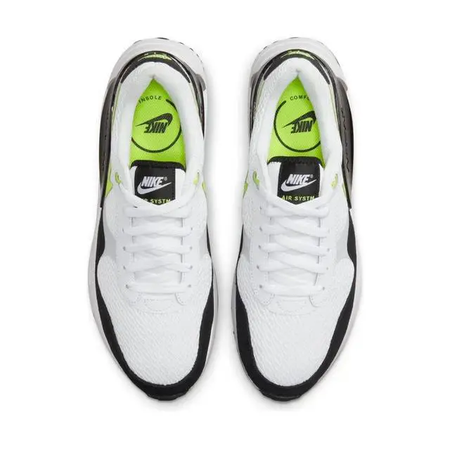 Nike shoes - Nike Air Max SYSTM - Air Max SYSTM - White / Black / Volt-Pure Platinum (UPC: 196149377575) 2