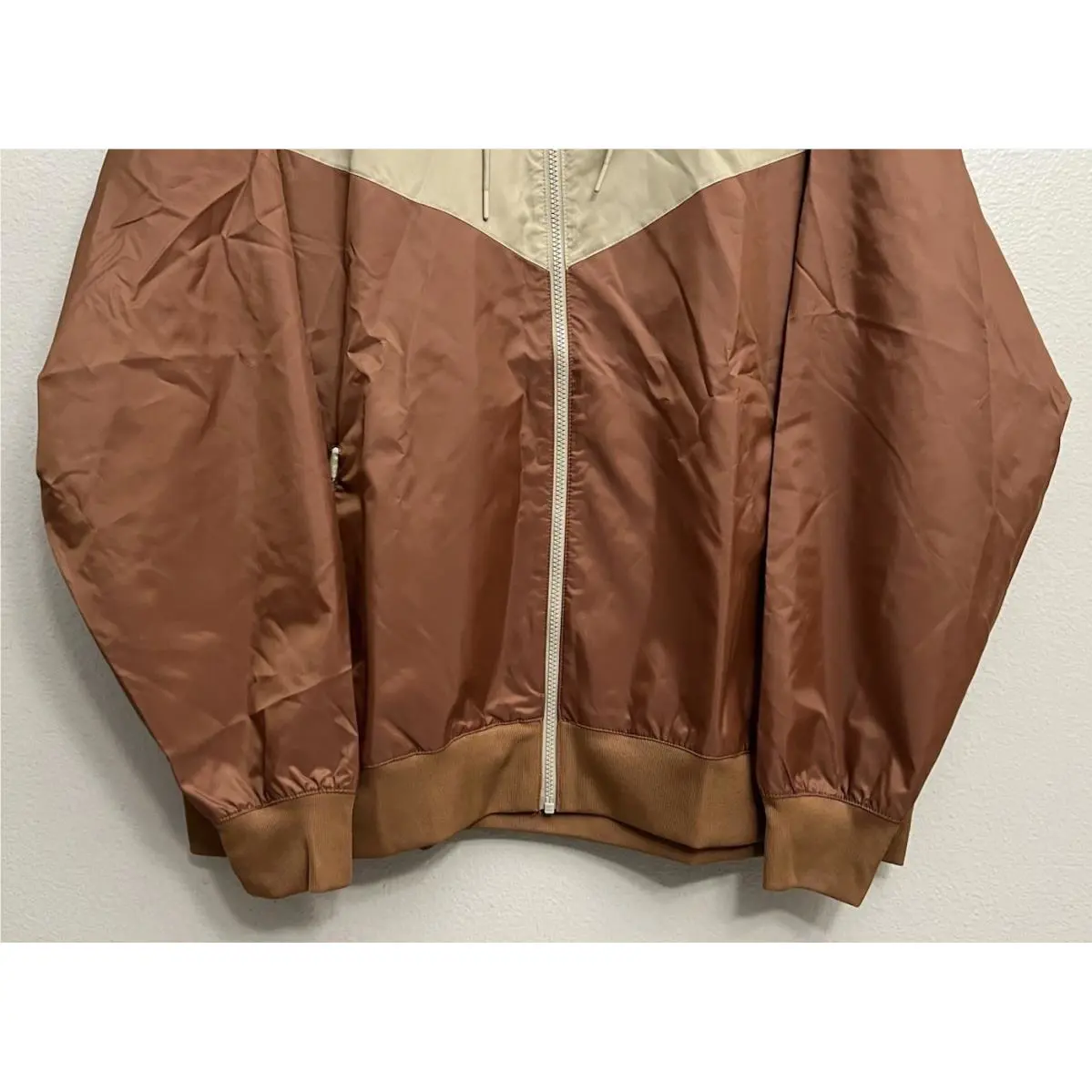 Nike clothing - Nike Sportswear Windrunner Hooded Jacket - DA0001-281 - Light British Tan (UPC: 0197600198623) 1
