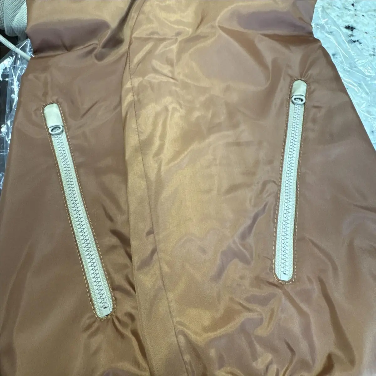 Nike clothing - Nike Sportswear Windrunner Hooded Jacket - DA0001-281 - Light British Tan (UPC: 0197600198623) 5