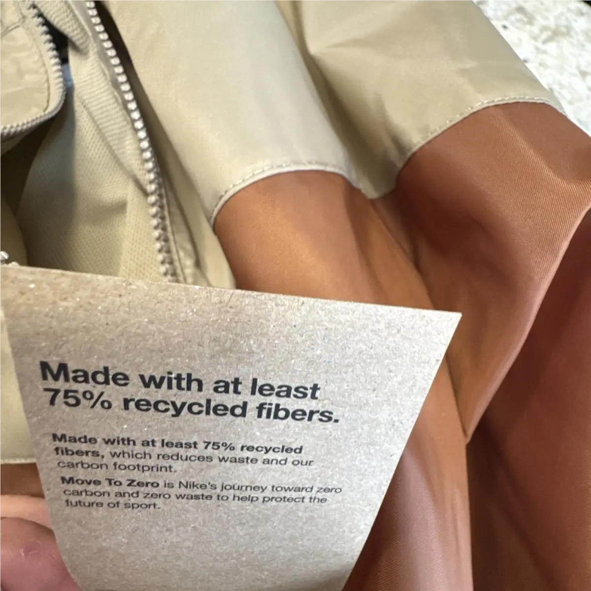 Nike clothing - Nike Sportswear Windrunner Hooded Jacket - DA0001-281 - Light British Tan (UPC: 0197600198623) 7