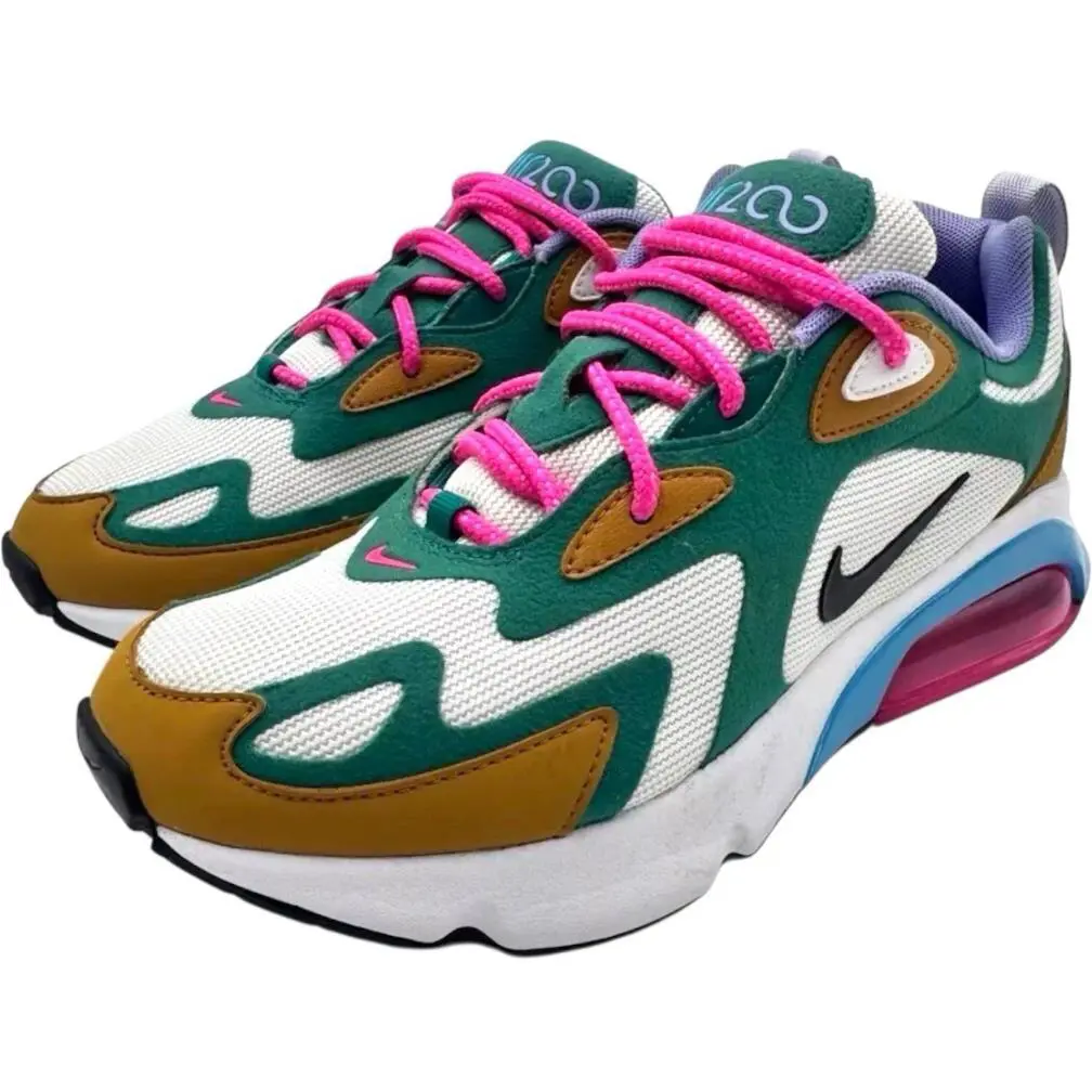 Nike shoes - Nike Air Max 200 - Air Max - AT6175-300 - Multicolor, Manufacturer: Mystic Green/White-Gold Suede 0