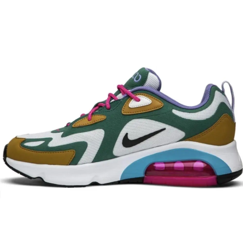 Nike shoes - Nike Air Max 200 - Air Max - AT6175-300 - Multicolor, Manufacturer: Mystic Green/White-Gold Suede 2
