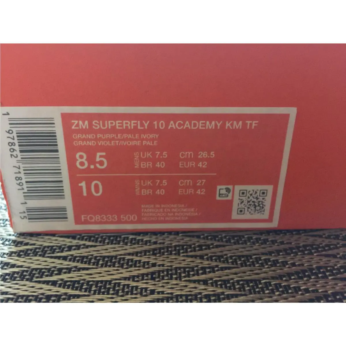 Nike shoes - Nike Mercurial Superfly - Mercurial Superfly - FQ8333-500 - Purple 7
