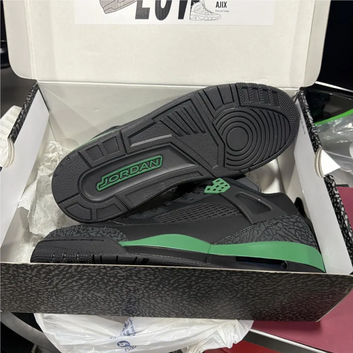 Nike shoes - Jordan Spizike - Spizike - Black/Anthracite/Pine Green 3