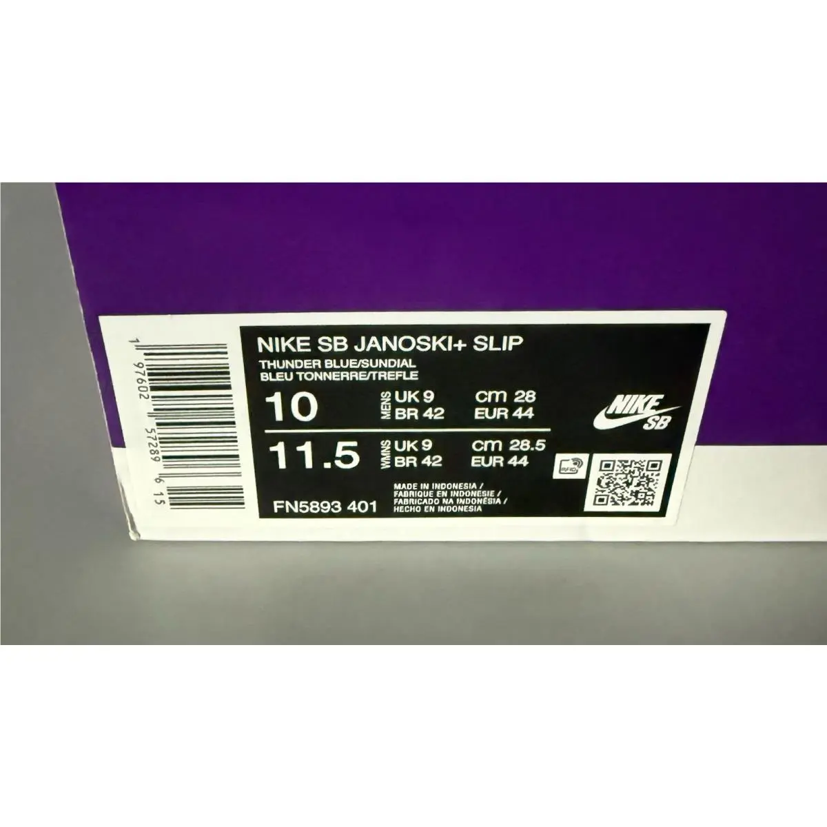 Nike shoes - Nike SB Janowski - Janowski - FN5893-401 - Thunder Blue (UPC: 0197602572896) 10